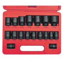 Sada rázových hlavíc 1/2", 10-32, 18.dielna sada Kennedy - N1