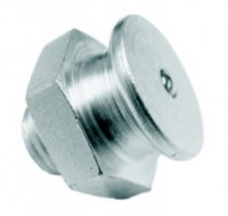 Nerezová mazacia hlavica plochá M1 G1/4" d=16 mm, LUKO M0112430 - N1