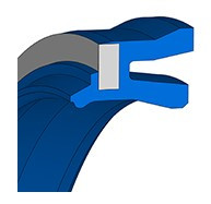 Stierací krúžok NIPSL 40x50x7/9,5 NBR MERKEL - N1