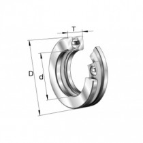 INA AKL 6 axiálne guľkové ložisko - N1