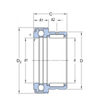SKF NKX 10 ZTN ihlové ložisko kombinované - N1