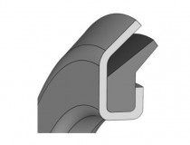 Axiálne tesnenie VRM01 28x43x4/34 NBR - N1