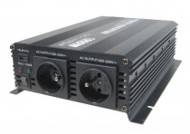 Menič napätia z 12V DC na 230V AC 1600W trvalo + USB - N1
