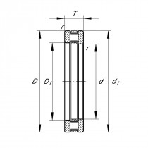 INA 81292-M axiálne valčekové ložisko - N1