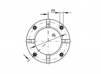 INA AM 100 presná poistná matica - N1
