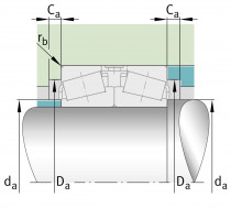 FAG 31316 XL-DF-A100-140 2pcs. kuželíkové ložisko - N1