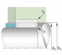 INA RNAO 30-42-16 ihlové ložisko bez vnútorného krúžku - N1