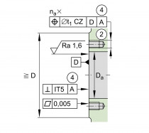 INA ZKLF 1762 2RS-PE ložisko - N1