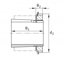 FAG UK 205 upínacie ložisko - N1