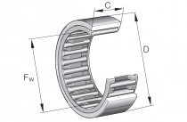 INA RNAO 50-62-20 ihlové ložisko bez vnútorného krúžku - N1