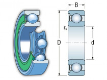 FAG 6012-RSR guľkové ložisko - N1