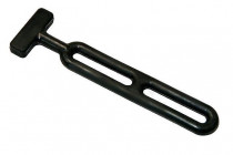 Napínač plachty čierny 190 mm T 2 oká - N1