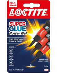 Loctite Super Bond Power Gél Mini Trio - 3 x 1g - N1