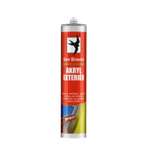 Den Braven Akryl Exteriér - 280 ml biela, kartuša _201020RL - N1