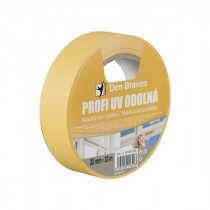 Den Braven Profi UV odolná maskovacia páska - 33 mx 50 mm žltá - N1