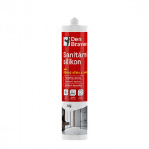 Den Braven Sanitárny silikón - 280 ml biela, kartuša - N1