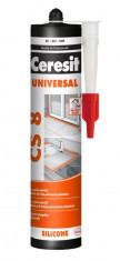 Ceresit CS 8 Universal - 280 ml univerzálny silikón biely - N1