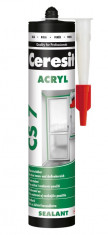 Ceresit CS 7 Acryl - 280 ml akrylový tmel biely - N1