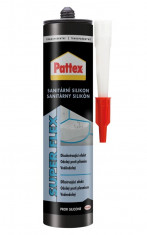Pattex Sanitárny silikón - 280 ml transparentný - N1