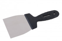 Špachtľa nerezová 100mm PVC rúčka - N1
