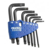 Súprava zástrčných kľúčov TORX s otvorom 7 ks, EXPERT E121103 - N1