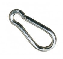 Karabína hasičská DIN 5299C 180x14 pozinkovaná oceľ - N1