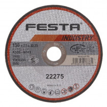 Rezný kotúč na kov 150x2,5x22,2 rovný INDUSTRY, FESTA 22275 - N1
