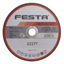 Rezný kotúč na kov 180x2,0x22,2 rovný INDUSTRY, FESTA 22277 - N1