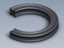 X-krúžok NBR 70 ShA 10,69x3,53 Dichtomatik - N1