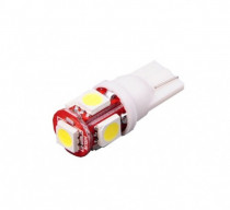 Žiarovka LED 6V 5W W2, 1x9, 5d číra 5xLED 5050, Autolamp - N1