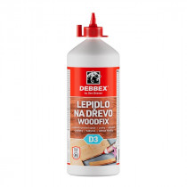 Den Braven Lepidlo na drevo WOODFIX D3 - 750 g transparentné, dóza _50232FF - N1