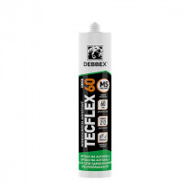 Den Braven Lepidlo na autosklá TECFLEX 510 - 300 ml čierna, kartuša - N1
