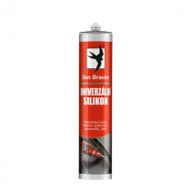 Den Braven Univerzálny silikón - 280 ml čierna, kartuša - N1