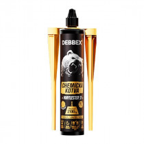 Debbex Chemická kotva VINYLESTER - 300 ml šedá, kartuša - N1