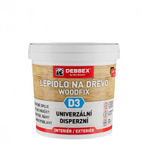 Debbex Lepidlo na drevo WOODFIX D3 - 1 kg transparentný, vedro - N1