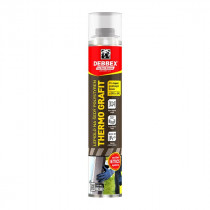 Debbex Lepidlo na sivý polystyrén THERMO GRAFIT - 750 ml sivá, pištoľová dóza - N1