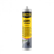 Distyk Akryl EXTERIÉR - 310 ml biela, kartuša - N1