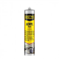 Distyk Akrylový tmel PROFI - 310 ml biela, kartuša - N1