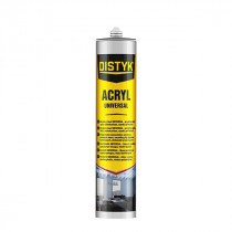 Distyk Akrylový tmel UNIVERSAL - 310 ml biela, kartuša - N1