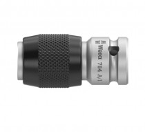 Adaptér na bity 1/4" štvorhran 1/4"x30 rýchloupínací 784A, WERA 042750 - N1