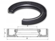 Gufero 145x175x14 NBR-WAS Dichtomatik - N1
