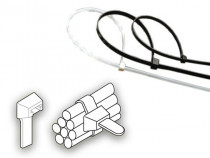 Viazacia páska 12,5 x 500 mm - 110 kg - čierna - N1