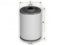 MANN BFU 715 palivový filter - N1
