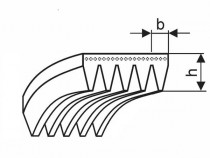 Remeň viacklinový 5 PH 762 (300-H) optibelt RB - N1